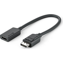 Alogic Elements Adapter DisplayPort to HDMI (M/F) Black