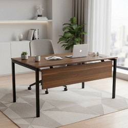Stewe Home Γραφείο Εργασίας MDF Καρυδί 160x80x75cm