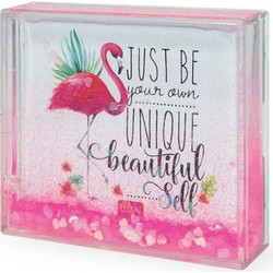 Κορνίζα Glitter Flamingo Legami Ροζ GPF0002