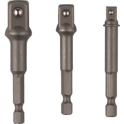 RAIDER Αντάπτορες σετ 3τεμ (ΑΠΌ 1/4'' ΣΕ 1/4''3/8''1/2'') 158904