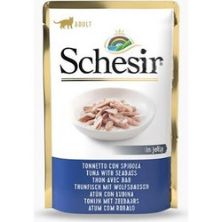 Schesir Nature for Cat with Tuna & Seabass in Jelly 85gr 55061366