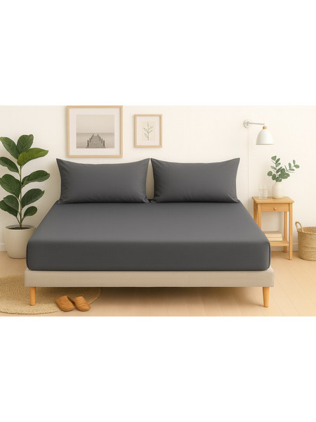 Ζεύγος Μαξιλαροθήκες 50x70 Cosmin Fashion Softelle - Grey
