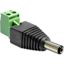 Delock Adapter DC 5.5 x 2.1 mm male to Terminal Block 2 pin 2-part (65422)