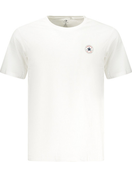Converse Men's Short-Sleeved T-Shirt, White Λευκό