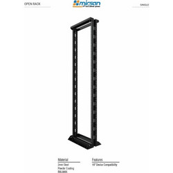 Mirsan OPR36UDF45.BL Ανοιχτού Τύπου Καμπίνα Rack 36U 450mm
