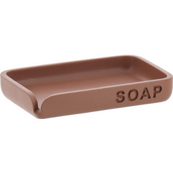 Σαπουνοθήκη polyresin Mocha 13x9x2cm