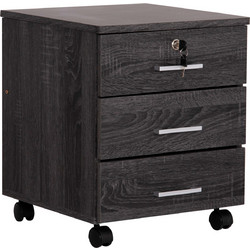 ΣΥΡΤΑΡΙΕΡΑ ΓΡΑΦΕΙΟΥ HAYDEN HM2282.01 ΣΕ ΑΝΘΡΑΚΙ ΧΡΩΜΑ 39.5x40x46.5Υεκ