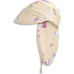 Filibabba - Lykke UV Summer Hat - Unicorn Shores - Yellow - 1-3 years