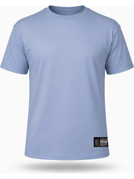 NEW WAVE Ανδρικό T-Shirt Say Drack Λαιμόκοψη Βαμβάκι 251-38 Γαλάζιο