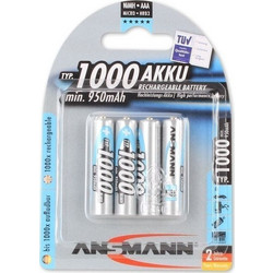 Ansmann AAA 1000mAh 4τμχ
