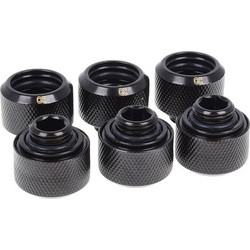 Alphacool Eiszapfen 16mm Fittings Μαύρο 17379