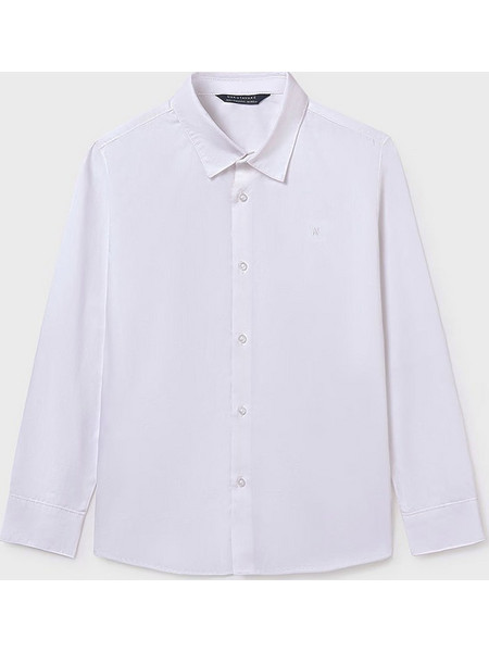 MAYORAL ΠΟΥΚΑΜΙΣΟ ΜΑΚΡΥΜΑΝΙΚΟ BASIC 00874-011 White