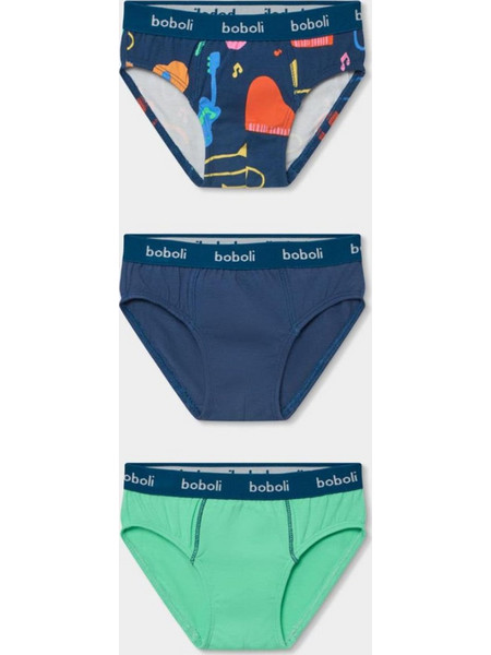 Εσώρουχα σλιπ 3 pack αγόρι Boboli-683030-9776-Multicolor
