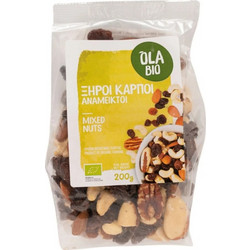 Ola Bio Βιολογικοί Ανάμεικτοι Ξηροί Καρποί 200g 18631