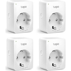 TP-Link Smart αντάπτορας ρεύματος TAPO-P100, Wi-Fi, ΒΤ, 4τμχ, Ver. 1.0