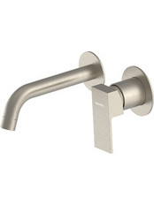 Bruno Μπαταρία Νιπτήρα Αναμεικτική M61615-273 Εντοιχισμού Ασημί