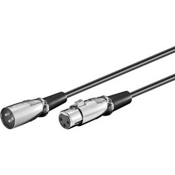 GOOBAY GOOBAY καλώδιο μικροφώνου XLR 50705, αρσενικό σε θηλυκό, CCS, 2m, μαύρο