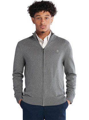 Timberland Williams River Top Ανδρική Ζακέτα με Φερμουάρ Ανθρακί TB0A2BMZU14