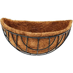 Κρεμαστό Κασπώ Φυτών από Κοκοφοίνικα 25.5x13cm Kmt Style 2904225