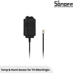 GloboStar 80102 SONOFF THS01 Temperature and Humidity Sensor Measuring Range From -40C to +85C - Cable Length 50cm