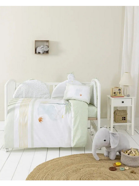 Βρεφικό Κουβερλί Κούνιας Βαμβακερό Nima Home Nature's Kiss 100x140