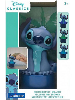 Lexibook Nightlight with Speaker Disney Stitch Φωτάκι Νυχτός NS01D
