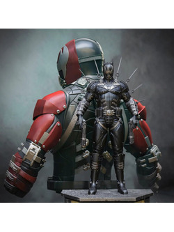 Φιγούρα Grendel Knight Batman and Red Hood from DC 3D εκτυπωμένη