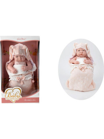 Snainter Baby So Lovely Μωρό Νεογέννητο Σε Σομόν Κουβέρτα