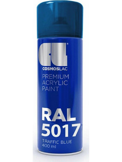 Cosmoslac Premium Acrylic Paint Σπρέι Βαφής Traffic Blue RAL5017 Gloss 400ml
