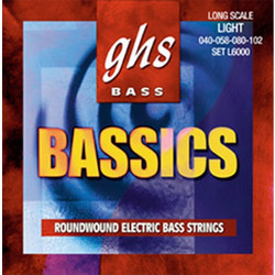GHS Bassics M6000-5 Σετ 4 Χορδές Ηλεκτρικού Μπάσου Light Tension