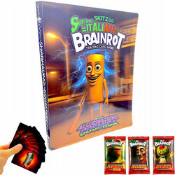 Άλμπουμ Συλλογής για Κάρτες Italian Brainrot - Trading card Game & 3 φακελάκια με 7 κάρτες oem