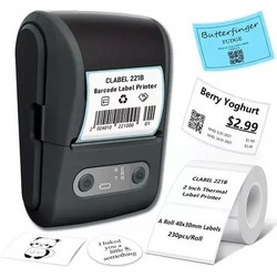Ασύρματος Θερμικός Εκτυπωτής Ετικετών Bluetooth Mini Φορητός USB