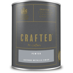 Μεταλλικό Χρώμα Νερού Γκρί Ματ/ Pewter CRAFTED Crown125ml