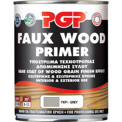 PGP Faux Wood Primer Αντισκωριακό Αστάρι Γκρι 0.75lt