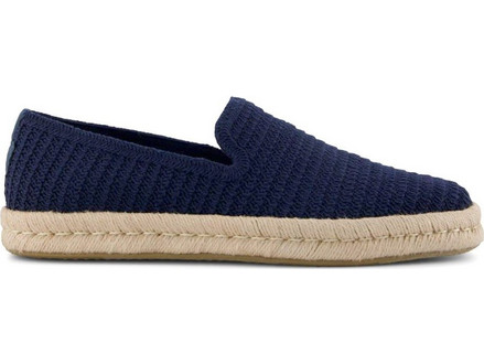 TOMS 10023177 SANTIAGO NAVY ENGINEERED MATTE MESH MEN SHOES