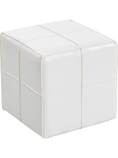 ENZO WHITE PU ΣΚΑΜΠΟ 31X31X31εκ. 1τεμ