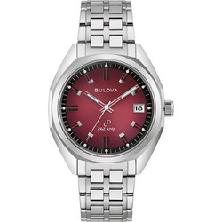 Bulova Ανδρικό Ρολόι με Ασημί Μεταλλικό Μπρασελέ 96B401