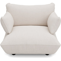 Fatboy Sumo Loveseat - Πολυθρόνα Υφασμάτινη Μπουκλέ 114x108x90 I Creme