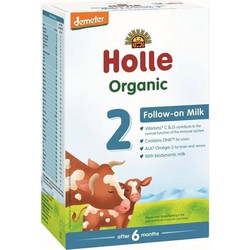 Holle Organic Follow-On Cow Milk Formula Βρεφικό Αγελαδινό Γάλα 6m+ 600g
