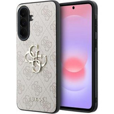 Guess PU 4G Metal Logo Case for Samsung Galaxy A37 Pink