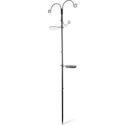 Emma's Garden Feeding Station Poppy Black Τροφοδοτικός Σταθμός Σίτισης 50x50x200cm