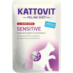 Kattovit Adult Sensitive with Chicken & Duck 85gr