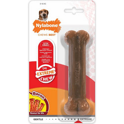 Nylabone Extreme Παιχνίδι Κόκκαλο Σκύλου Μασητικό με Γεύση Μπέικον XSmall