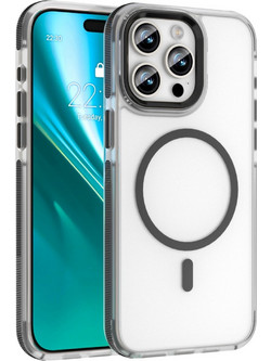 Etteri Icy Σκληρή Θήκη με Magsafe για iPhone 15 Pro - Διάφανη / Μαύρο Πλαίσιο