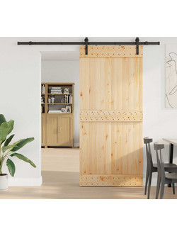 vidaXL Πόρτα Εσωτερική Συρόμενη Ξύλινη 95x210cm 3445261