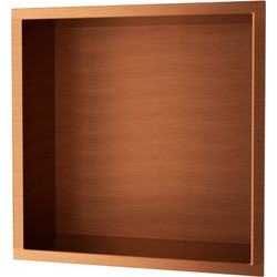 Εσοχή τοίχου Imex Atlantic HOR001/ORC Ματ Rose Gold / Χαλκός PVD 33x33x10cm HOR001/ORC