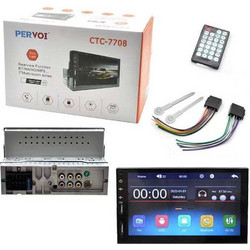 Pervoi CTC-7708 Ηχοσύστημα Αυτοκινήτου με Οθόνη Αφής USB Bluetooth & GPS