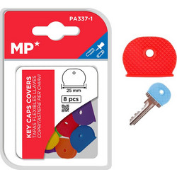 MP πλαστικά καλύμματα κλειδιών PA337-1, 25mm, 8τμχ, διάφορα χρώματα