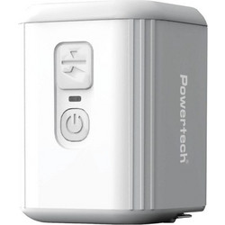 Mini τρόμπα με φακό 5W, επαναφορτιζόμενη λευκή PT-1553-POWERTECH PT-1553