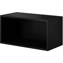 Cama open storage cabinet ROCO RO4 75/37/37 black